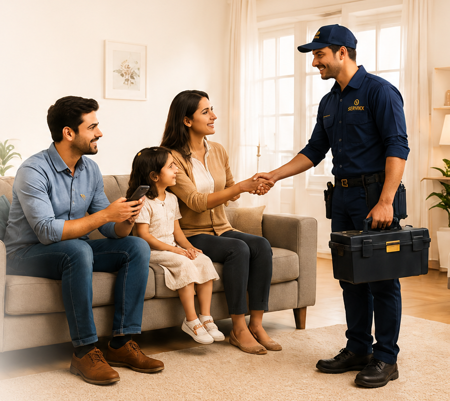 Service provider at home