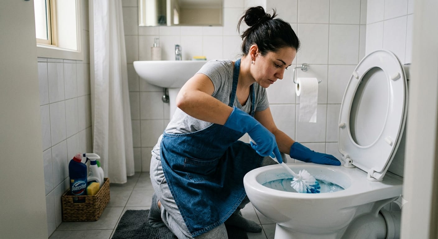 Move-in bathroom cleaning (1 bathroom)