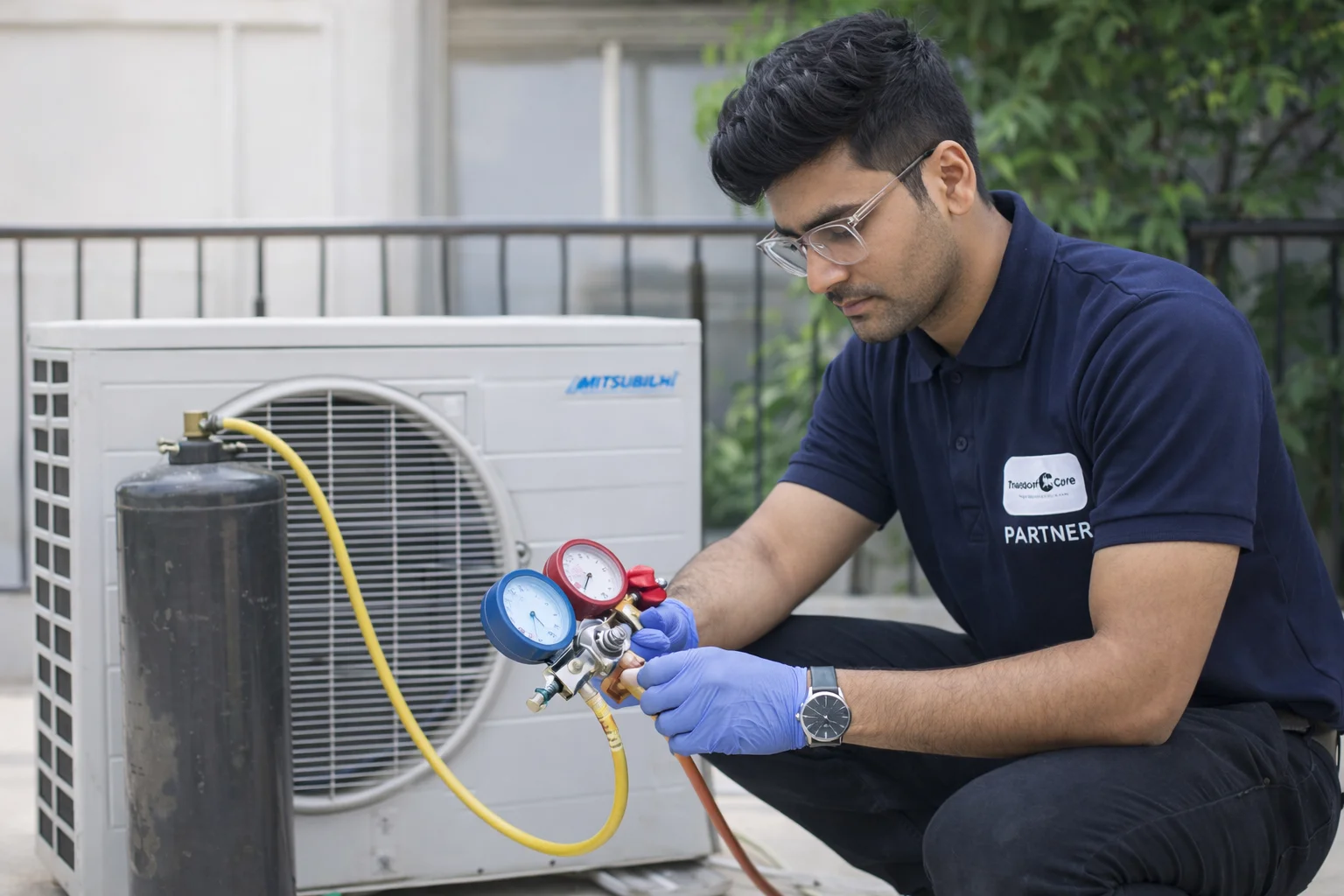 Indoor AC Cleaning